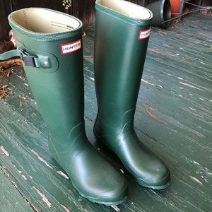 Hunter rain boots Army Green women’s size 11